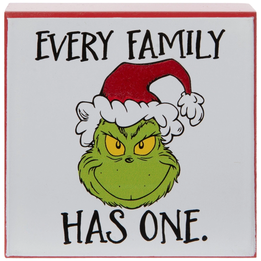 The Grinch Every Family Has One Wood Decor