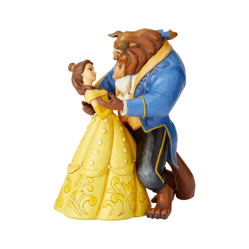 Figurine La Belle et la Bête qui dansent - 25 ème anniversaire - Disney Traditions