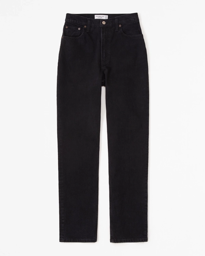 Women's Curve Love Ultra High Rise 90s Straight Jean | Women's Bottoms | Abercrombie.com