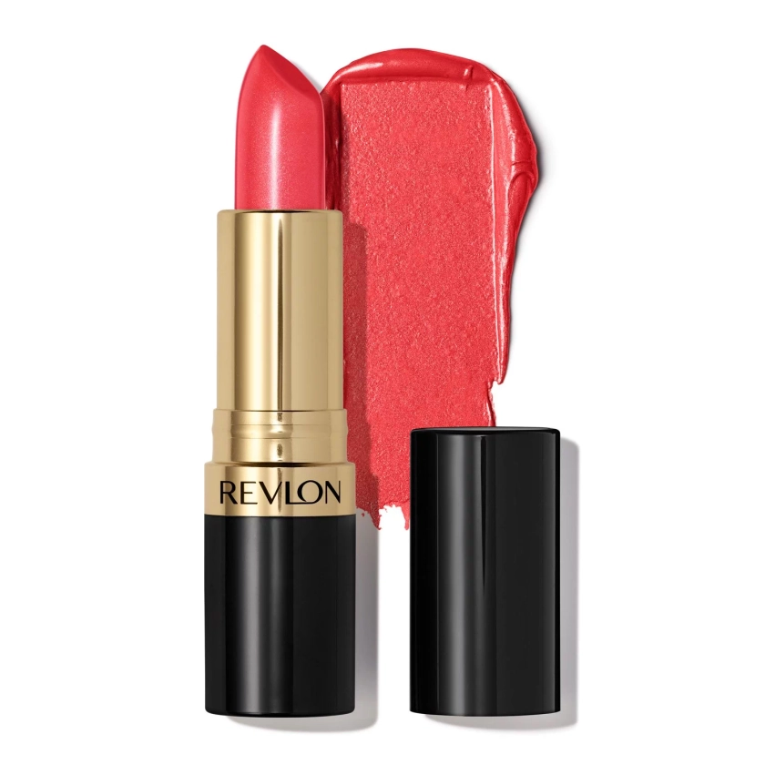 Revlon Super Lustrous Pearl Lipstick, Creamy Formula, 425 Softsilver Red