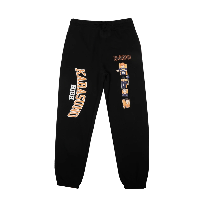 Karasuno High Black Joggers