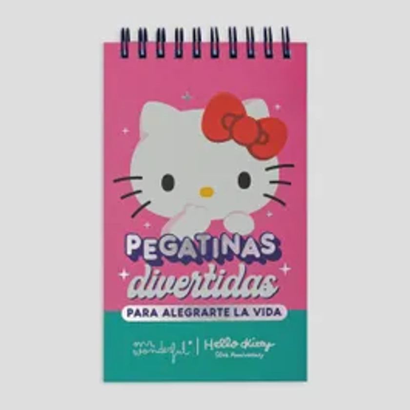 Libreta de pegatinas Hello Kitty x Mr. Wonderful - Pegatinas divertidas para alegrarte la vida