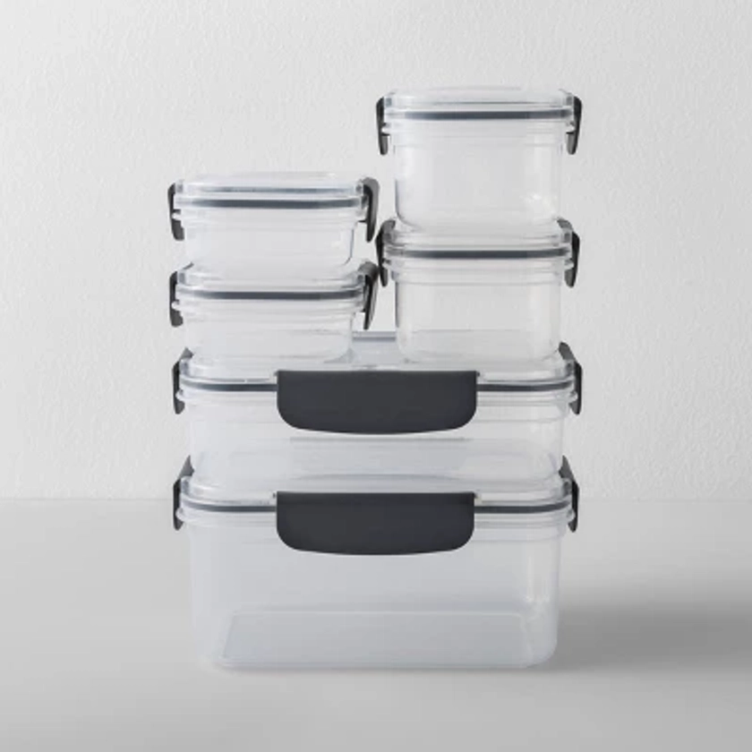 Rectangular Plastic Food Storage Container 12pc - Made By Design&#8482;