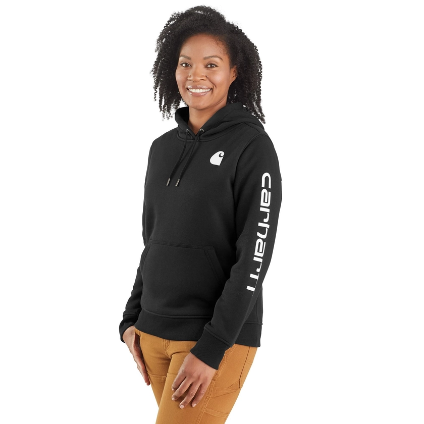 Carhartt Women's Relaxed Fit Logo Graphic Hoodie