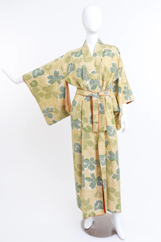Green Leaves Kimono