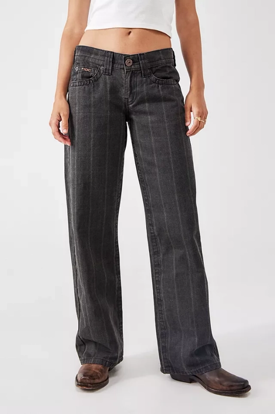 Jeans BDG Kayla taille basse à carreaux