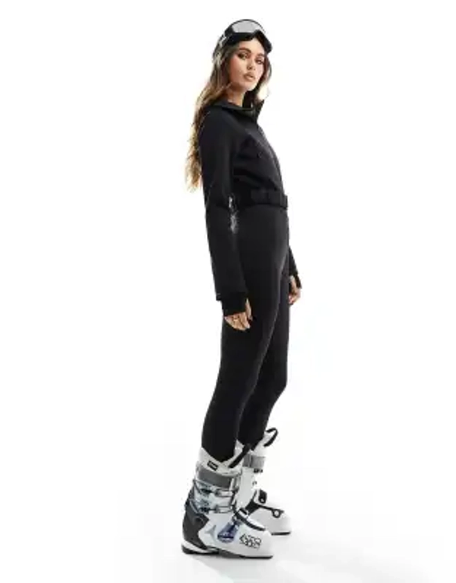 ASOS 4505 - Combinaison de ski ajustée et déperlante avec ceinture - Noir | ASOS