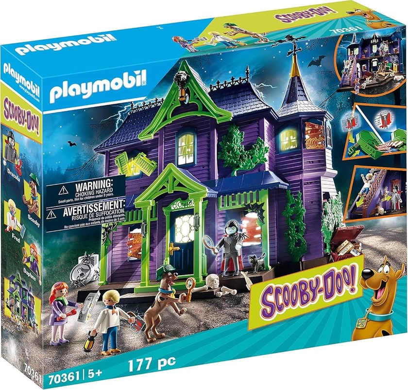 Playmobil Scooby-DOO! Adventure in The Mystery Mansion Playset