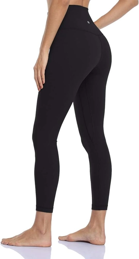 HeyNuts Essential/Workout Pro 7/8 Leggings, High Waisted Pants Athletic Yoga Pants 25''