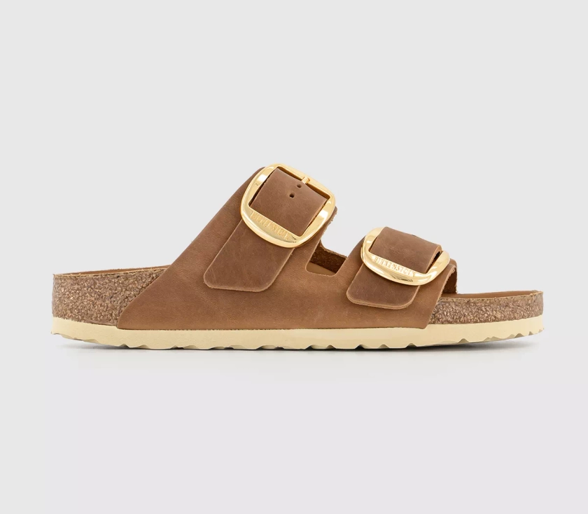 BIRKENSTOCK Arizona Big Buckle Sandals Cognac Hex - Women’s Sandals