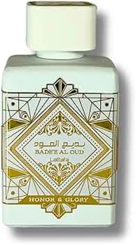 Lattafa Bade'e Al Oud Honor & Glory for Unisex Eau de Parfum Spray, 3.4 Ounce / 100 Ml