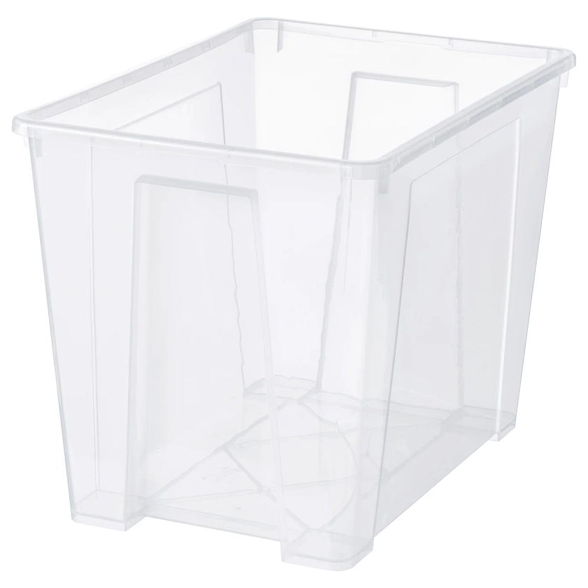 SAMLA Boîte, transparent, 56x39x42 cm/65 l - IKEA