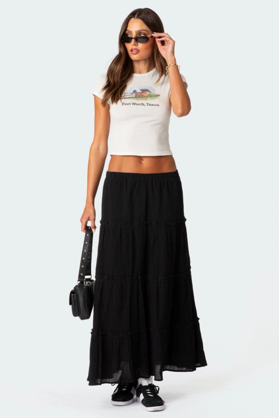 Charlotte Tiered Maxi Skirt