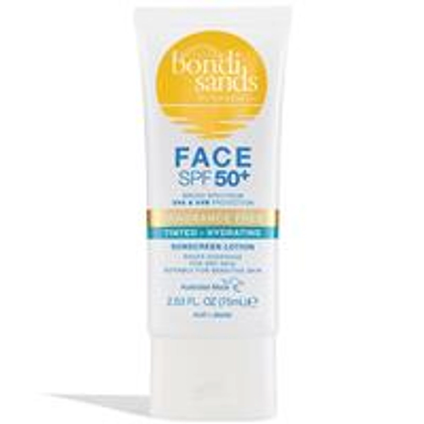 Bondi Sands SPF 50+ Fragrance Free Hydrating Tinted Face Lotion 75ml