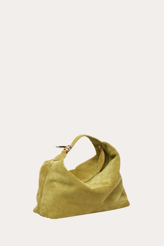 Pillow Pouch Suede Army