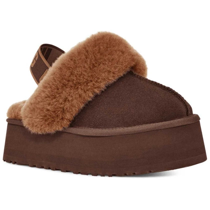 Ugg Pantoufles Funkette Marron | Dressinn