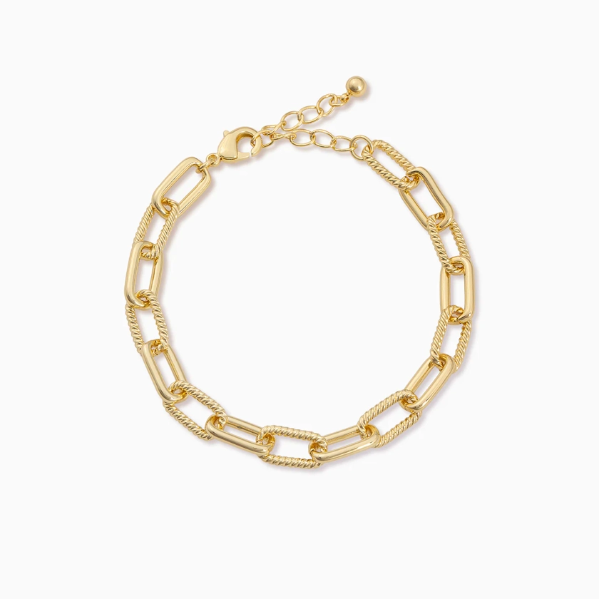 Linked Everyday Chain Bracelet in Gold | Uncommon James