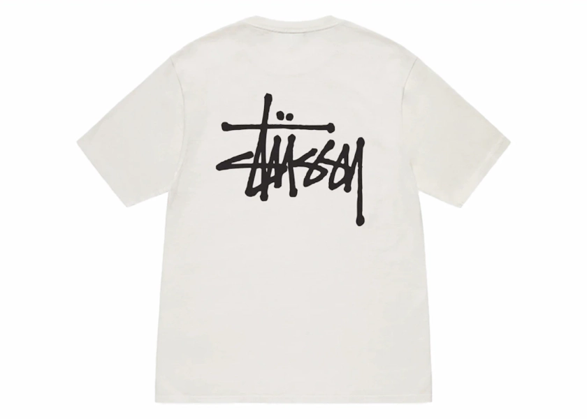 Stussy Basic Pigment Dyed T-Shirt Natural