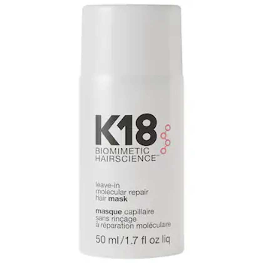 Leave-in Molecular Repair Hair Mask - K18 Biomimetic Hairscience | Sephora