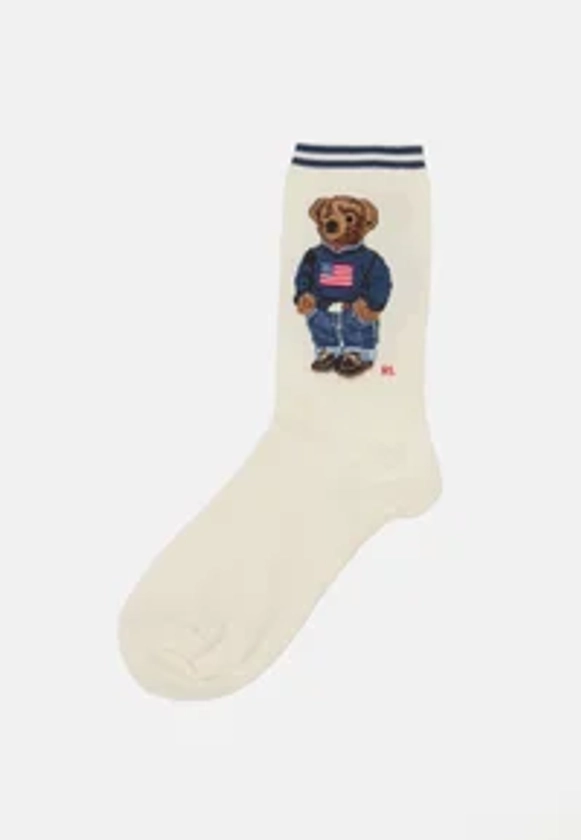 Polo Ralph Lauren CREW SOCK SINGLE - Sokken - ivory/crème - Zalando.nl