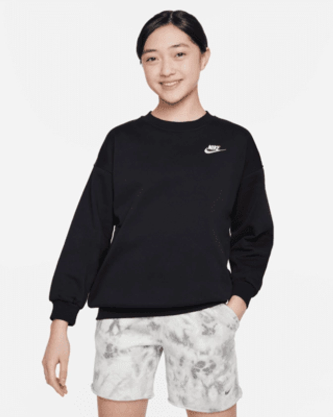 Nike Sportswear Club Fleece Big Kids' Oversized Sweatshirt