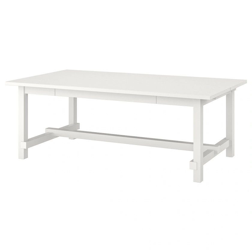 NORDVIKEN Table extensible - blanc 210/289x105 cm - IKEA