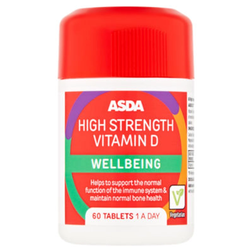 ASDA High Strength Vitamin D Well Being Tablets - ASDA Groceries