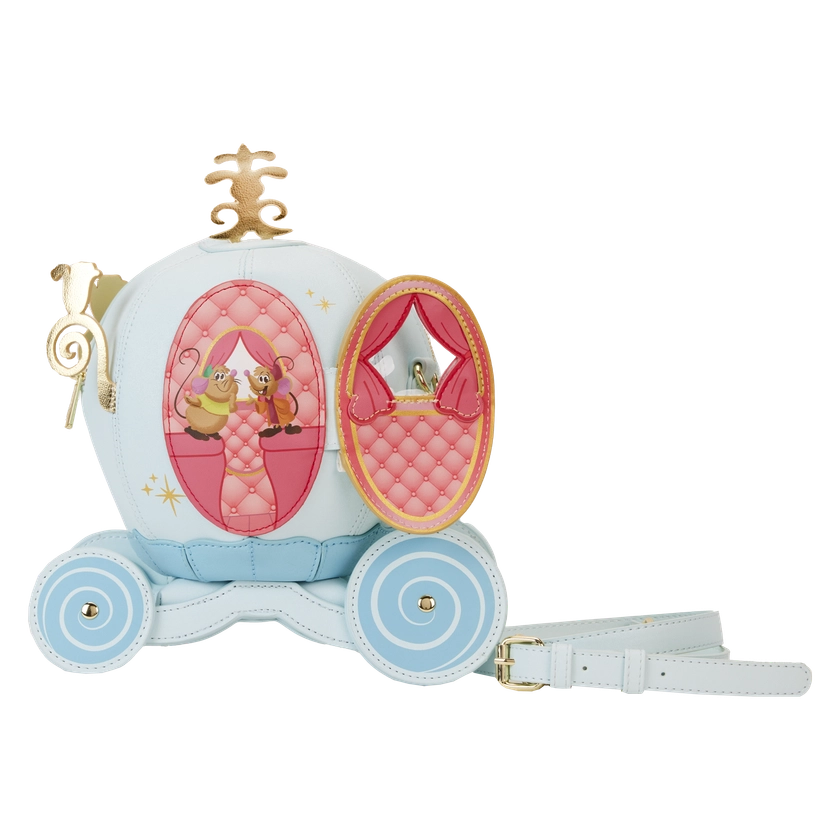 Buy Stitch Shoppe Cinderella Exclusive Pumpkin Carriage Figural Crossbody Bag at Loungefly.