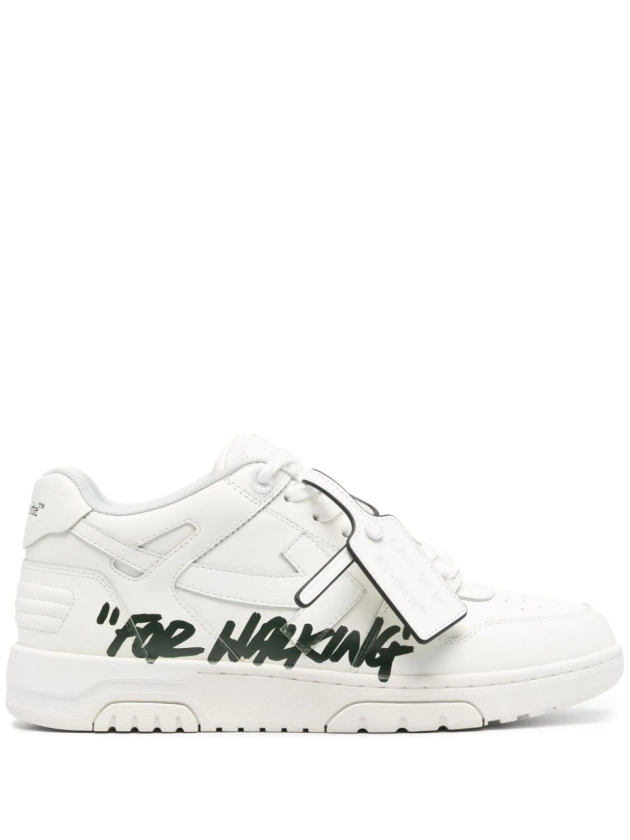 Off-White Baskets Out Of Office 'For Walking' En Cuir | Blanc | FARFETCH FR