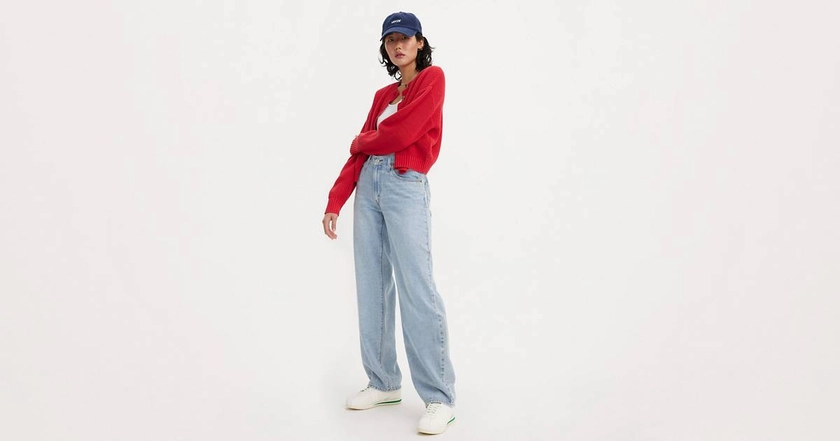 Baggy Dad Performance Cool Women's Jeans - Light Wash | Levi's® US