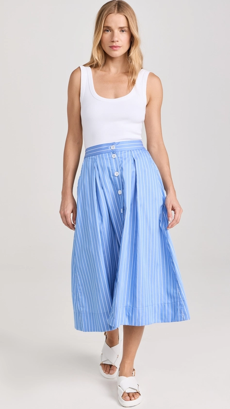 Nation LTD Idra Deep Pleat Skirt | Shopbop