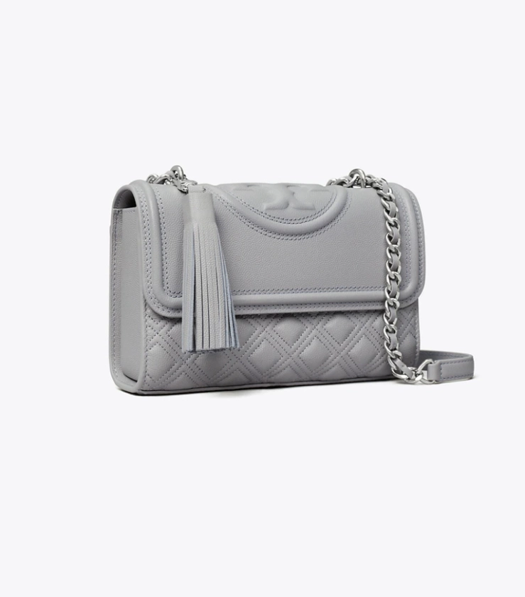 Small Fleming Polished-Grain Convertible Shoulder Bag: Women's Designer Shoulder Bags | Tory Burch