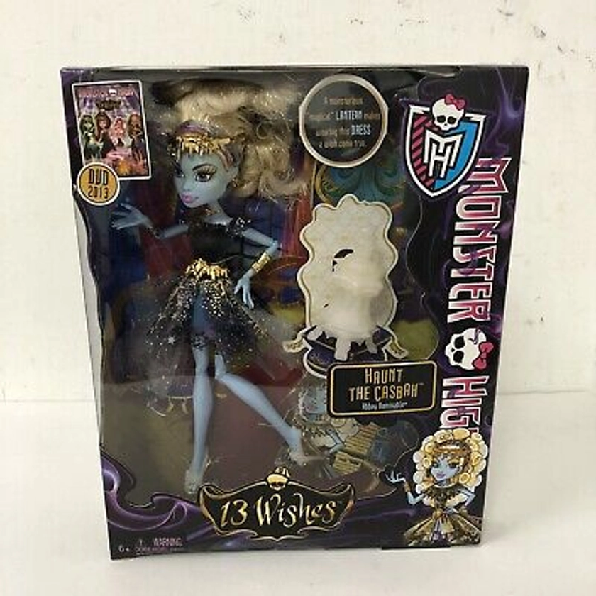 Monster High 13 Wishes Abbey Bominable Haunt the Casbah Doll New Minor Box Wear