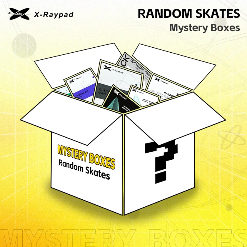 Xraypad Mouse Skates for Mystery Surprise Box – 200 dots