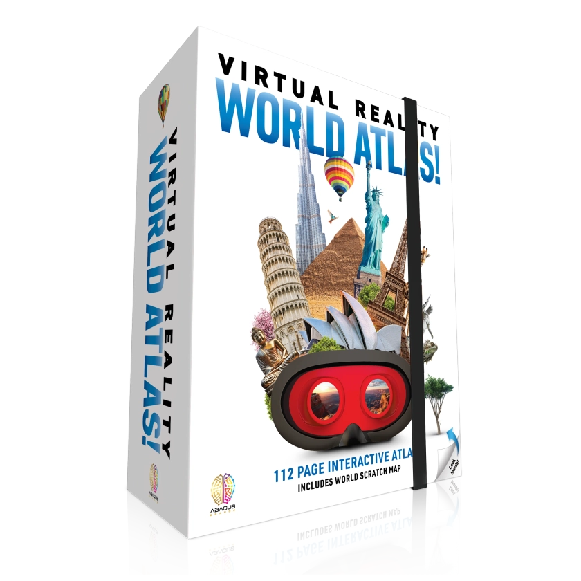 Deluxe Virtual Reality Gift Set - World Atlas!