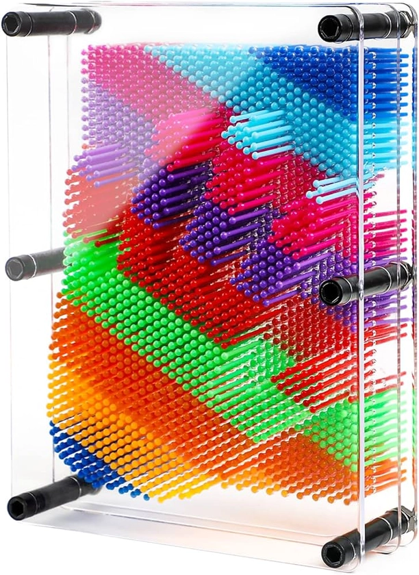 Amazon.com: 3D Pin Art Toy, Pin Art Board Pin Art Toy for Kids, Sensory Toys for Age 3, 4, 5, 6, 7, 8, 9, 10+ Years Old Kids Boys Girls, Toddler Toys Birthday Gifts Baby Girl Boy Gifts Fidget Toys(Multicolor) : Toys & Games