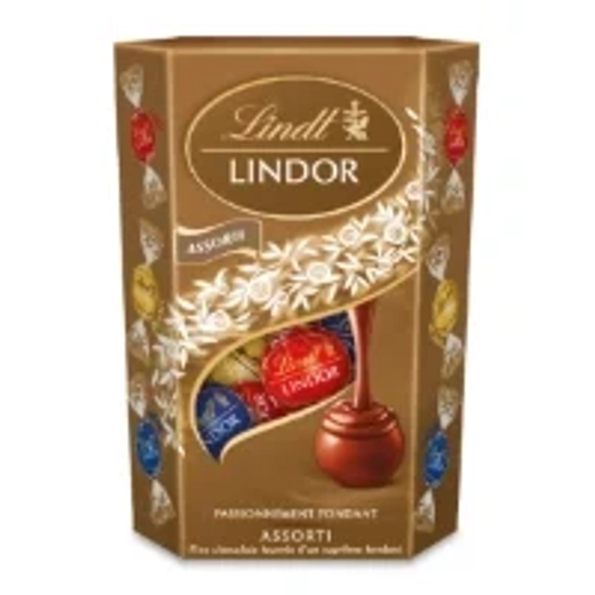 Confiserie de Chocolat Assortiment chocolats LINDT LINDT : La boîte de 200g à Prix Carrefour