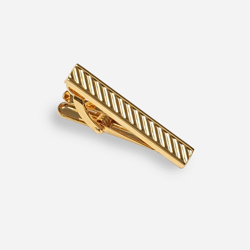 Braided Gold Tie Bar | Metal Tie Bars | Tie Bar