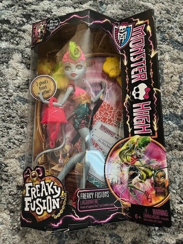 MIB Monster High Freaky Fusion Lagoonafire Doll NEW