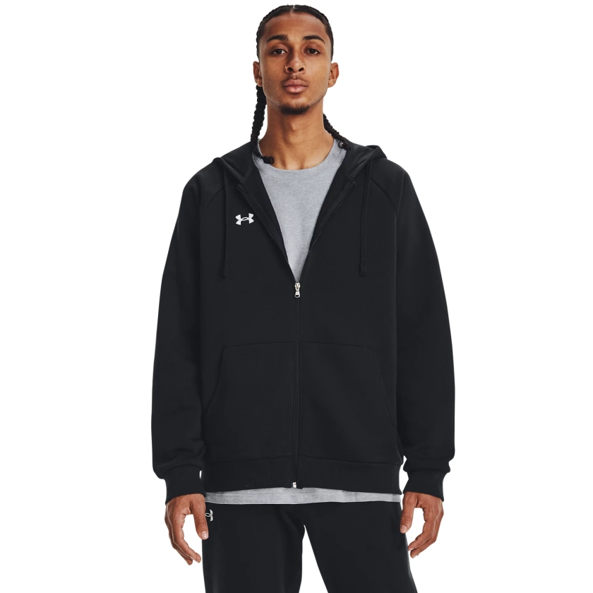 Sweat à capuche entièrement zippé UA Rival Fleece pour homme | Under Armour