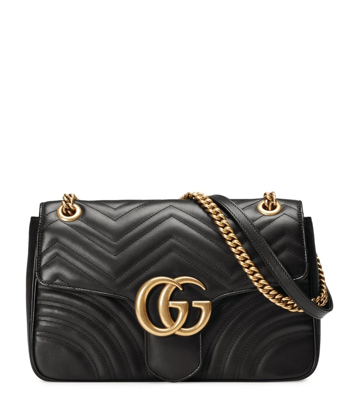 Womens Gucci black Medium Marmont Matelassé Shoulder Bag | Harrods # {CountryCode}