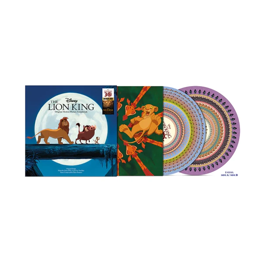 Disney - Le Roi Lion - Original Motion Picture Soundtrack (30th Anniversary Zoetrope) - Vinyle zoetrope