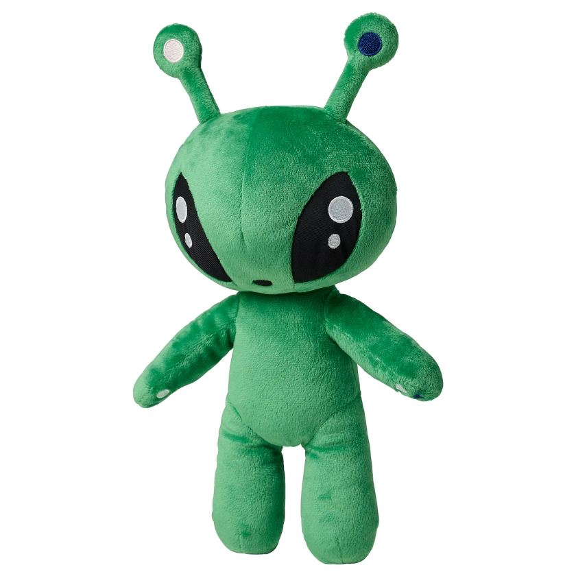 AFTONSPARV soft toy, alien/green, 34 cm - IKEA