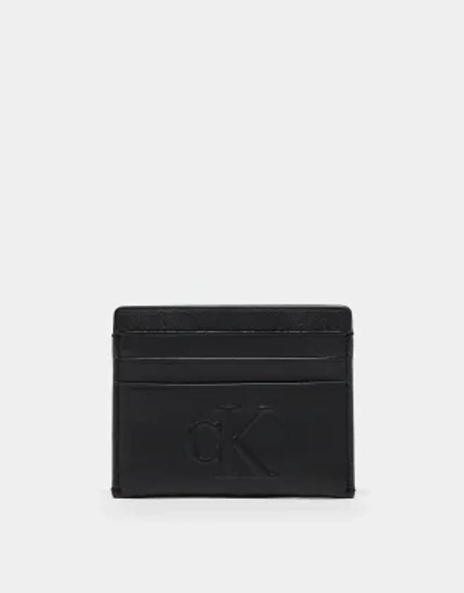 Calvin Klein Jeans - Porte-cartes estampé - Noir | ASOS