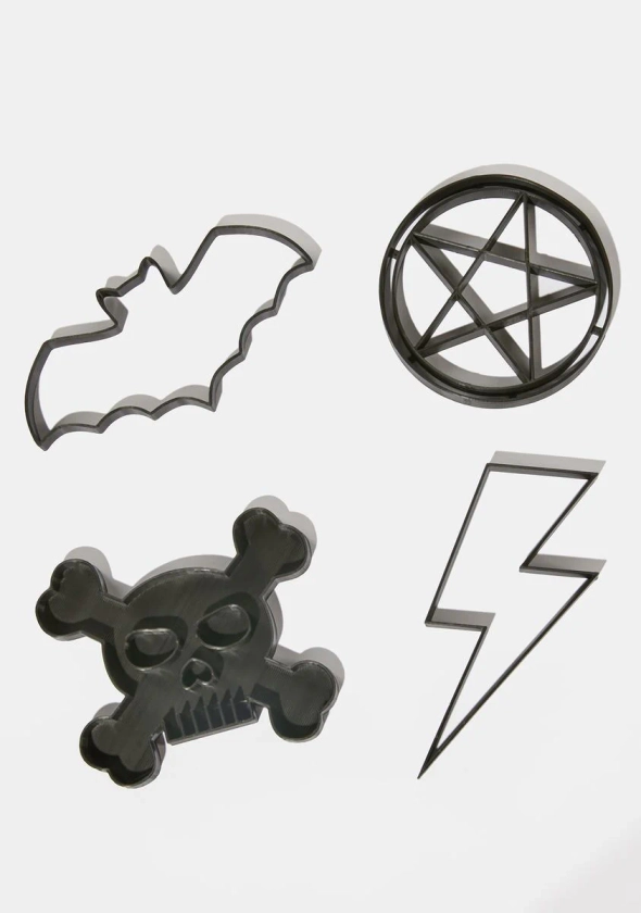 Dolls Home Skull Pentagram Cookie Cutters Set