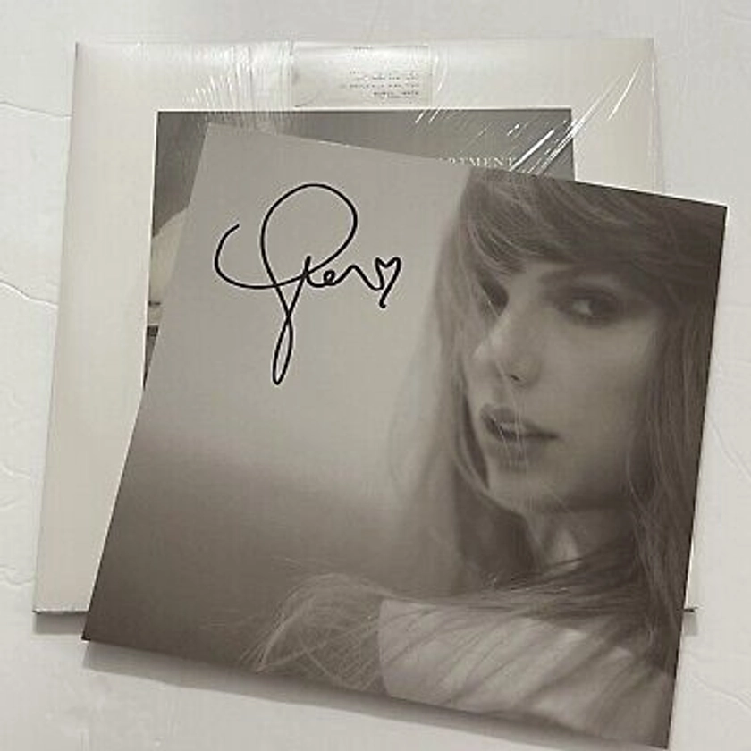 Taylor Swift The Tortured Poets Department Vinyl + Signed Photo w/ RARE Heart | eBay