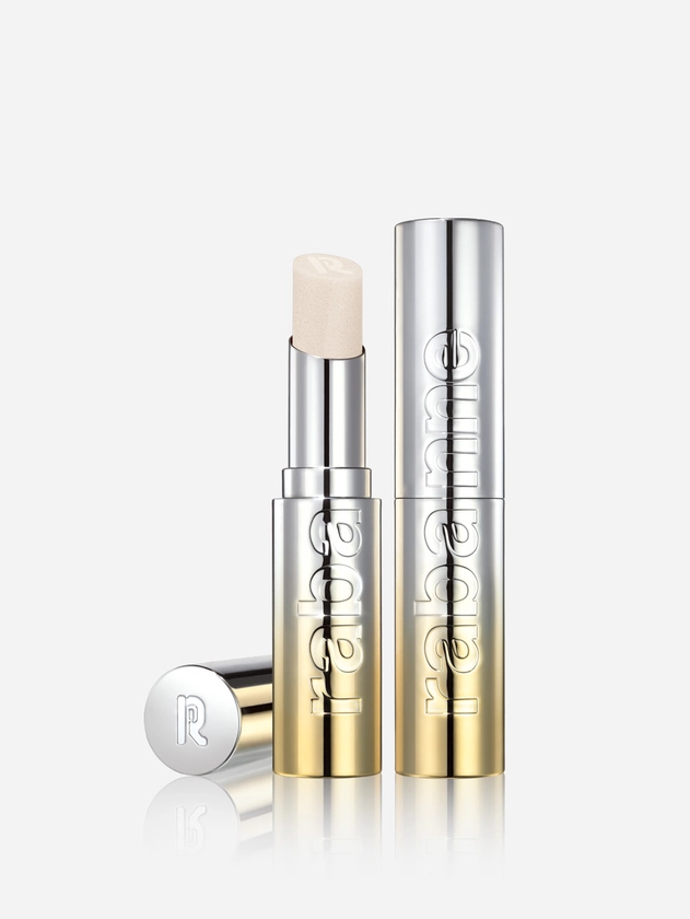DRAMALIPS GLASSY PEARLY | Ultra pearly glassy lipstick, sheer tinted base with suspended pearls |   | Rabanne EN