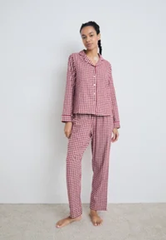 TWILL CHECK - Pyjama - red