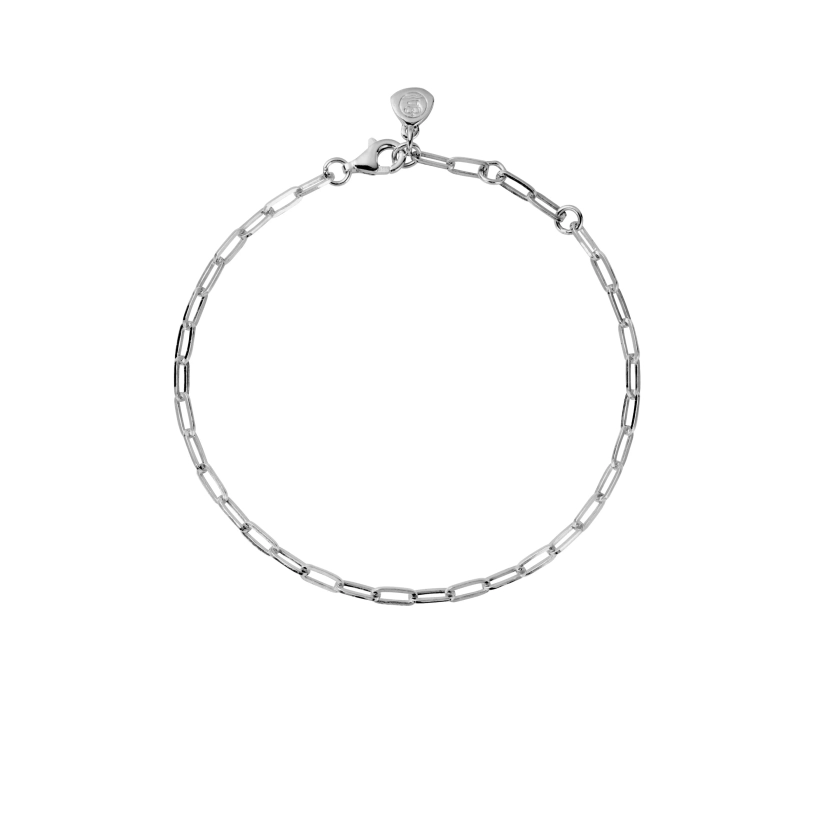 Tiny Trace Chain Bracelet - 100% Recycled Sterling Silver Jewellery by Daniella Draper