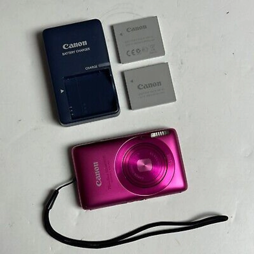 Canon PowerShot SD1400 IS Digital ELPH 14.1MP Camera Pink: Tested & Works | eBay